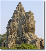 Faces carved in stone