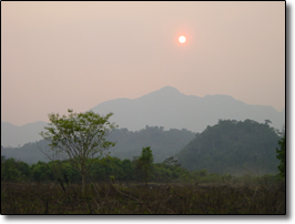 Sunset in Vang Vieng