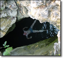Cave in Vang Vieng