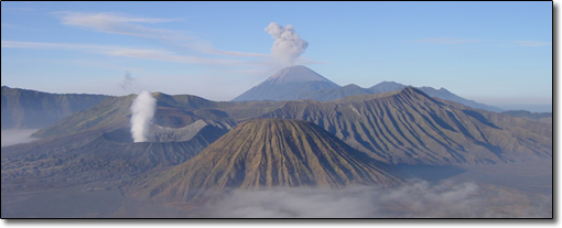 Bromo and Semeru