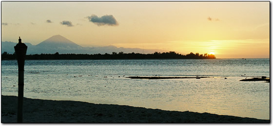 Sunset on the beach