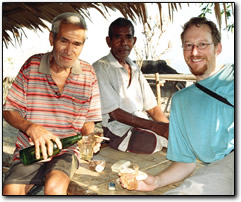 Drinking Arak in the Kapung Lama, Ile Ape