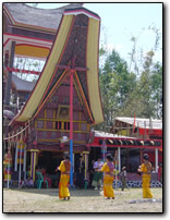 Torajan funeral: welcoming guests