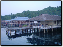 Guesthouse, Pulau Malenge, the Togean Islands