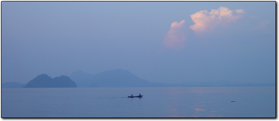 Sunset in the Togean islands