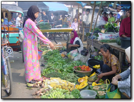 Market shopping