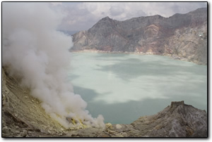 Kawah Ijen crater lake