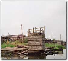 Floating outhouses