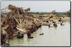 Diamond mines, Martapura