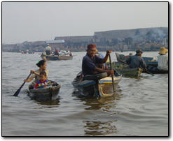 Floating market, Banjarmasin