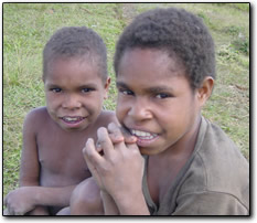 Papuan children