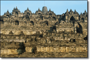 Side of temple