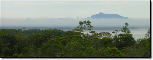 Seaside landscape near Kuching