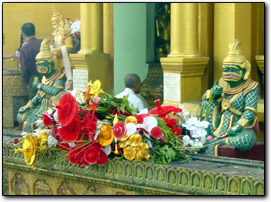 Inside Shwedagon Paya