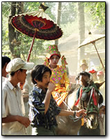 Monk initiation festival