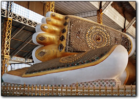 Reclining Buddha, Bago