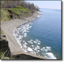 Ice in Lake Baikal