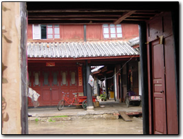 Inner courtyard Lijiang