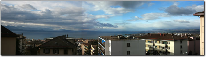 Lake view panorama